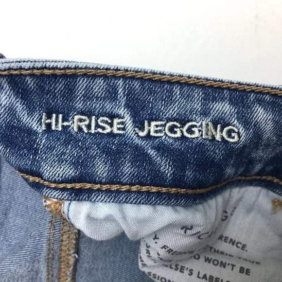 American Eagle Jeans Next Level Stretch Hi Rise Jeggings Distressed size 2 - Picture 6 of 12